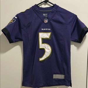 Kids (sm-8)Purple Ravens Jersey